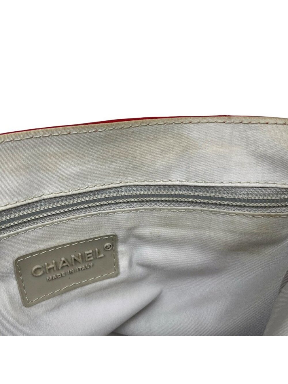 Chanel Sports Line Shoulder Bag CC Logo Nylon Red - Picture 12 of 15